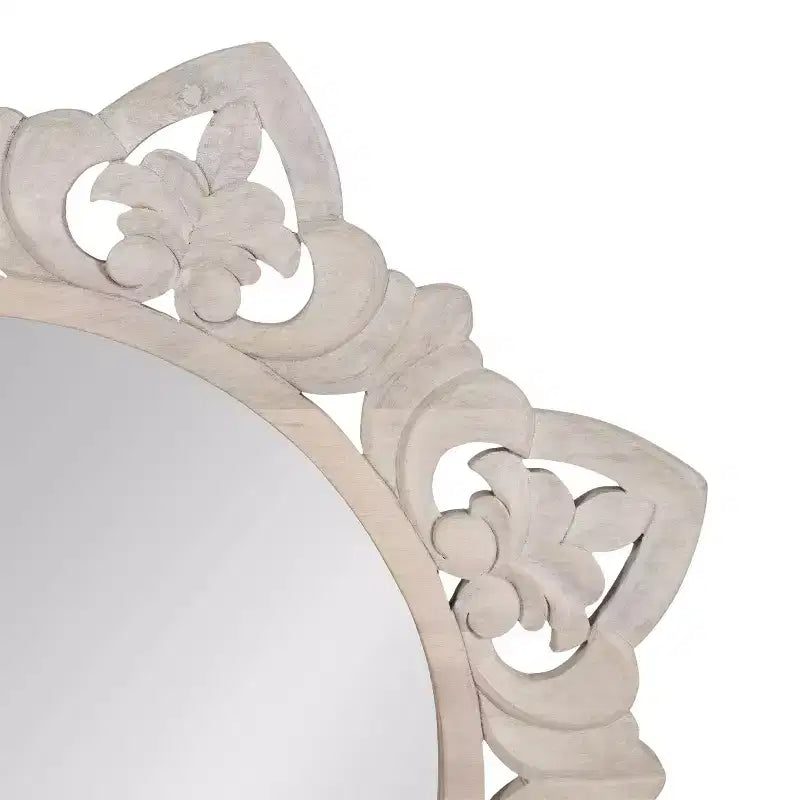 Miroir en bois sculpté
