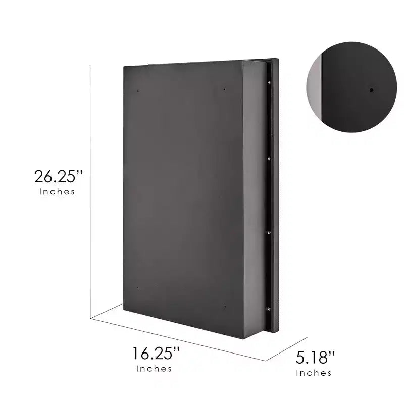 Armoire à pharmacie miroir perlée urbaine minimaliste