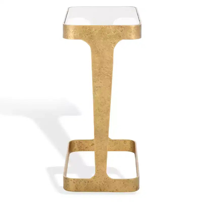 Table d'appoint en métal forgé