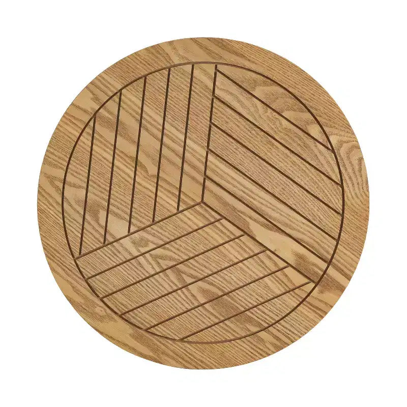 Table d'appoint ronde moderne en bois