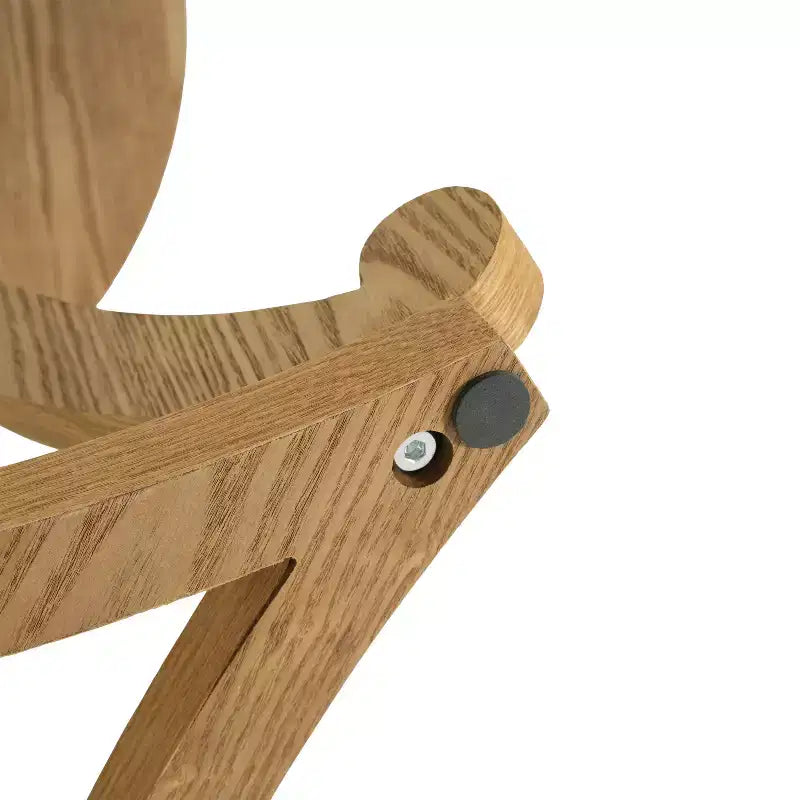 Table d'appoint ronde moderne en bois