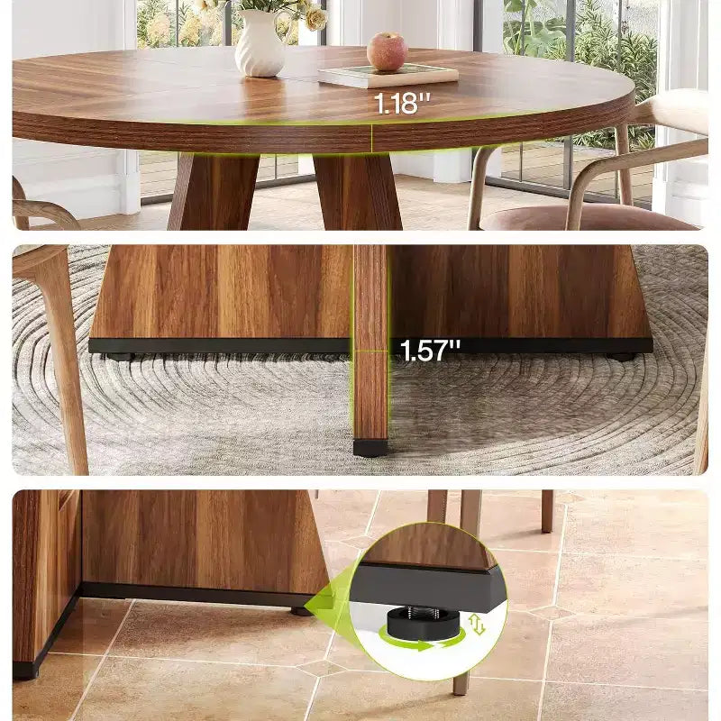 Table à manger ronde