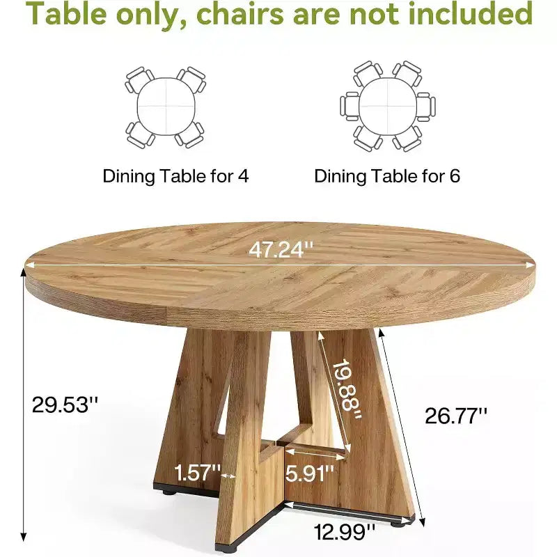 Table à manger ronde