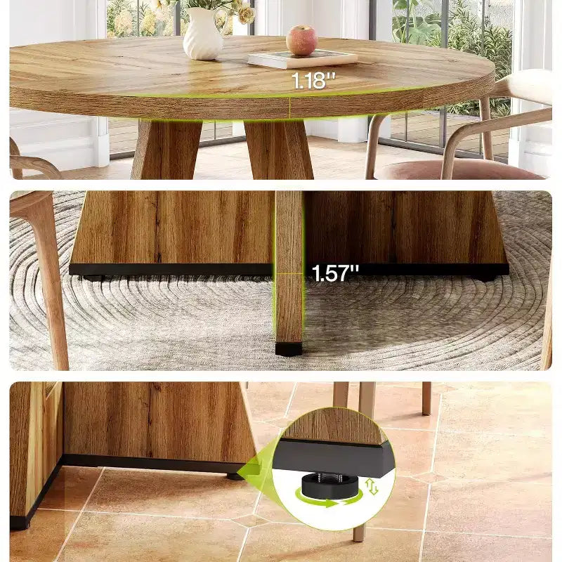 Table à manger ronde
