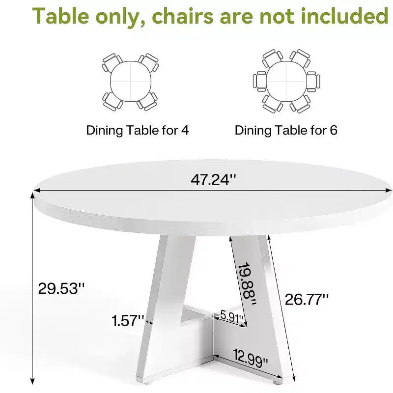 Table à manger ronde