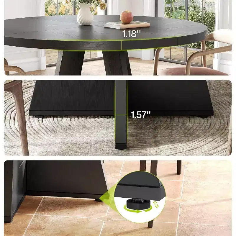 Table à manger ronde
