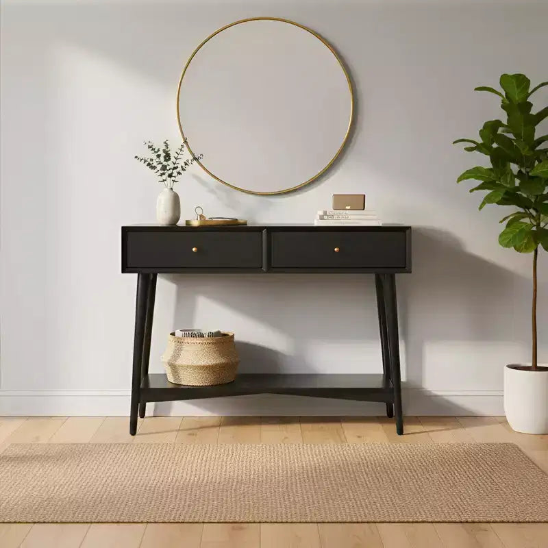Flynn Console Table Black