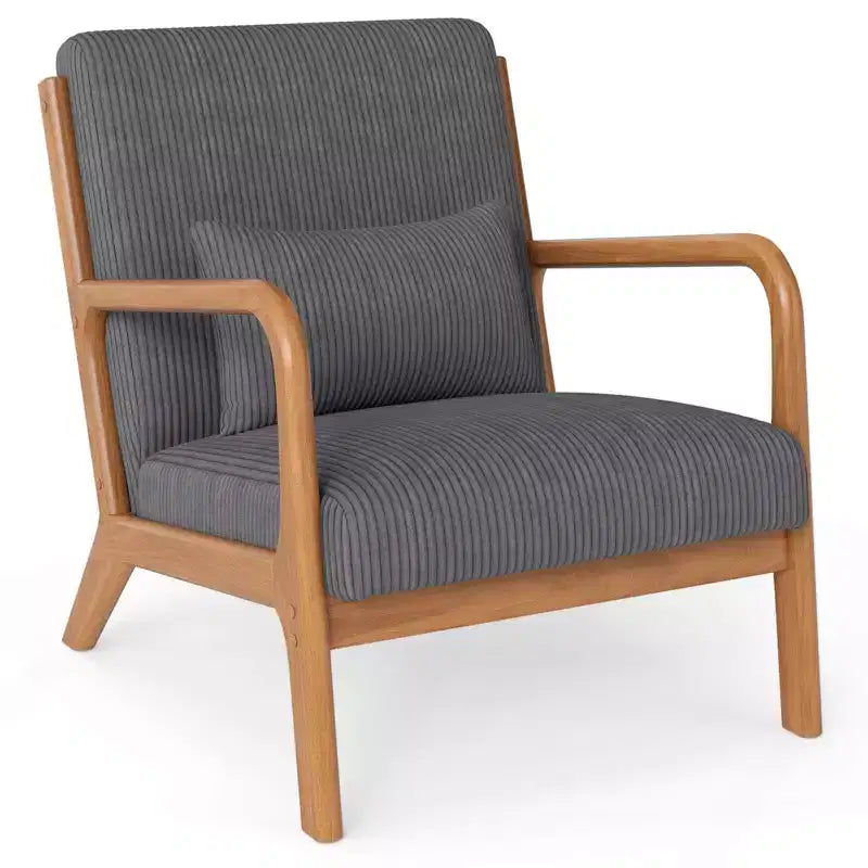 Fauteuil inclinable en velours côtelé