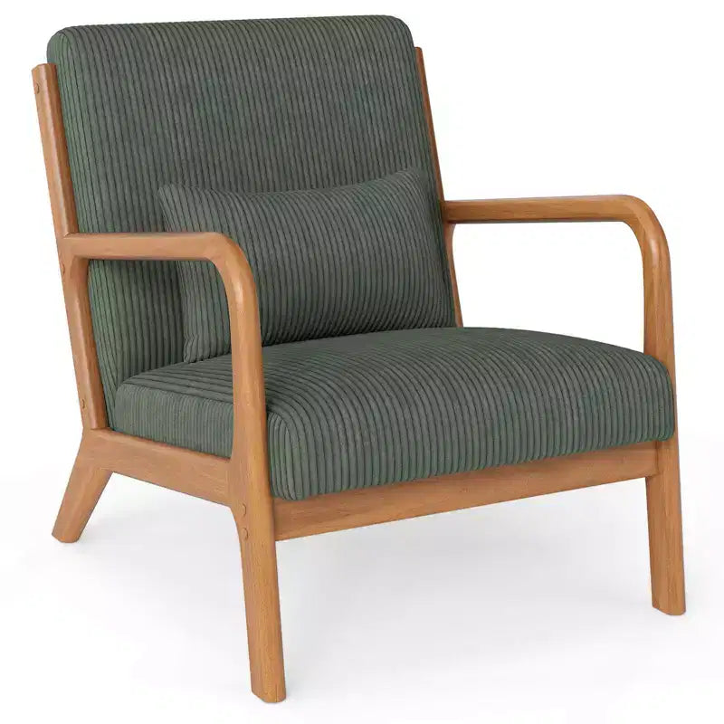 Fauteuil inclinable en velours côtelé