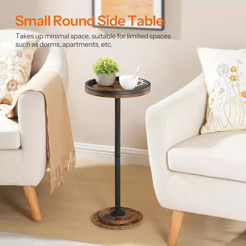Petite table d'appoint ronde