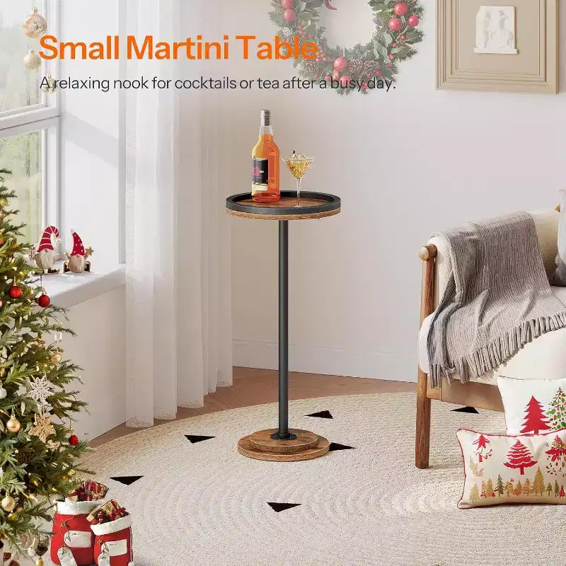 Petite table d'appoint ronde