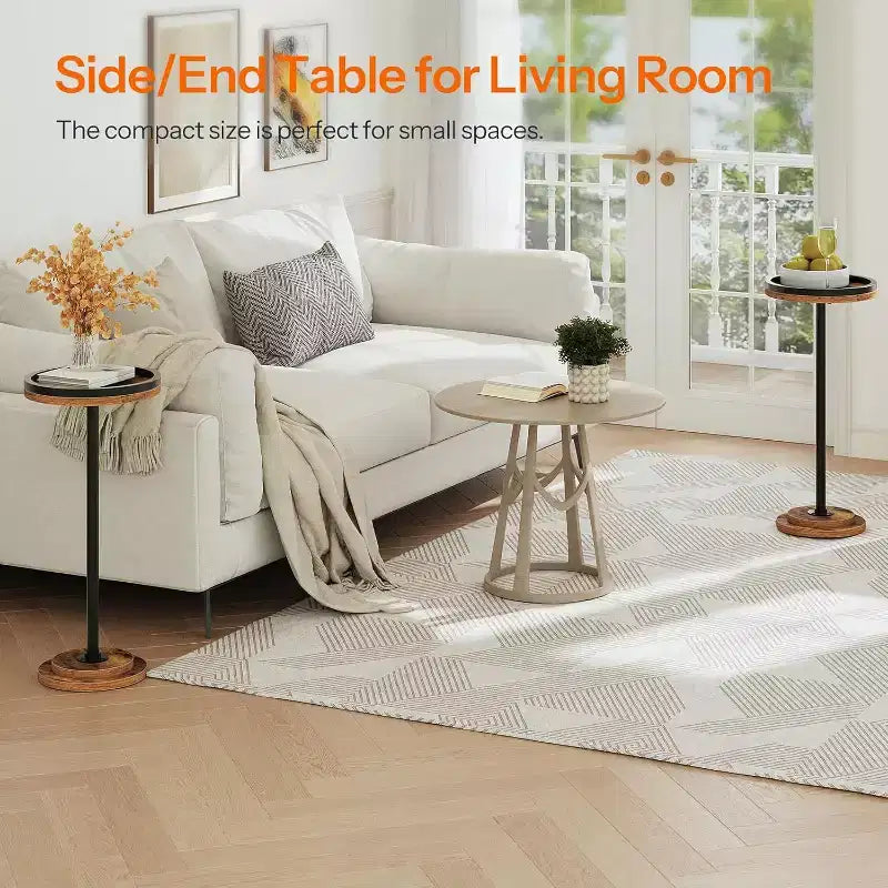 Petite table d'appoint ronde