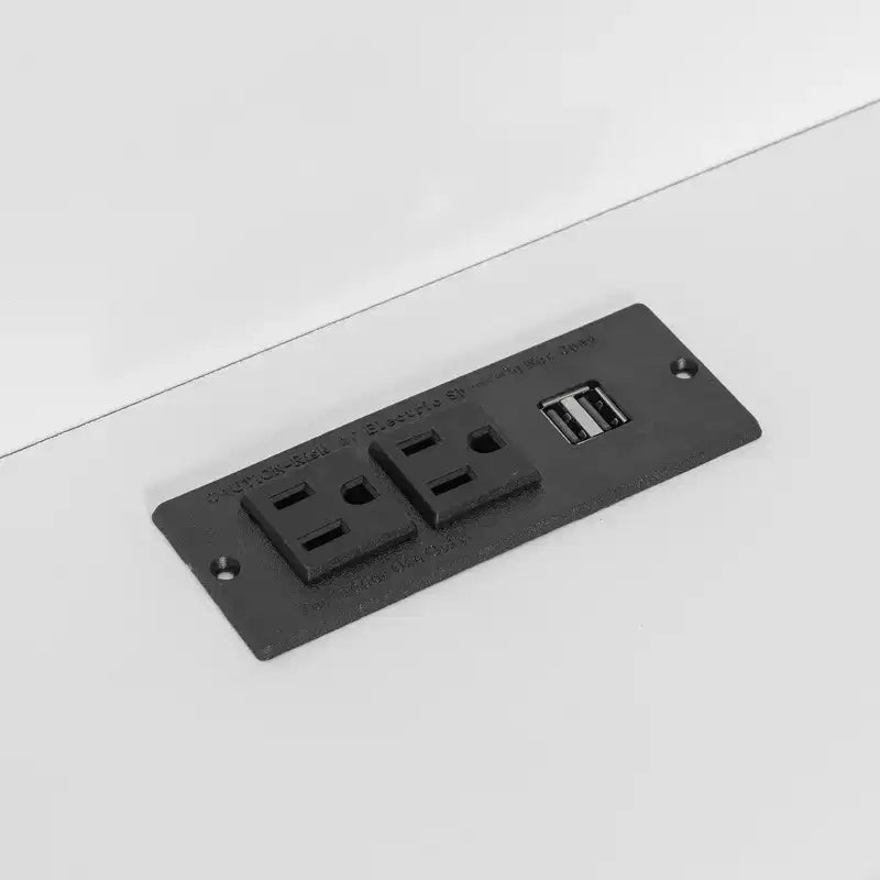 Lit simple en hauteur, lit double en bas
