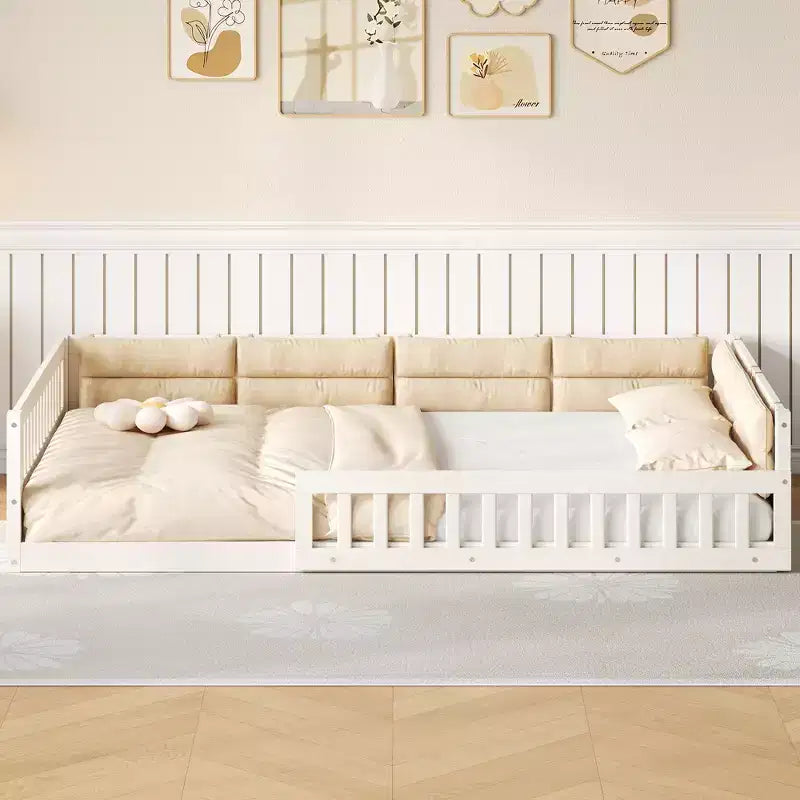 Lit plateforme en bois