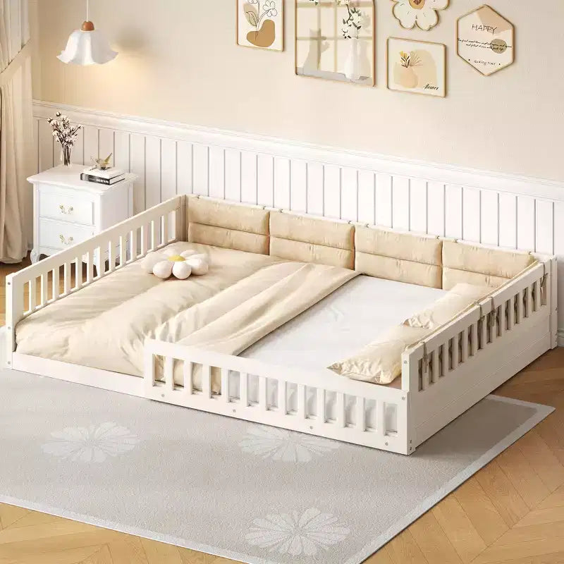 Lit plateforme en bois