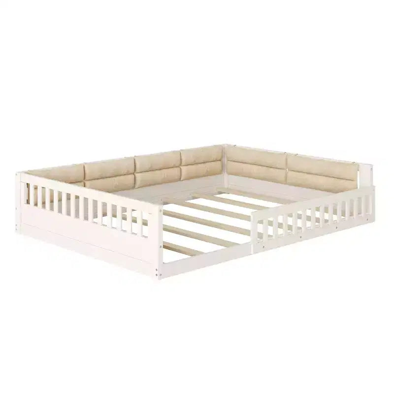 Lit plateforme en bois