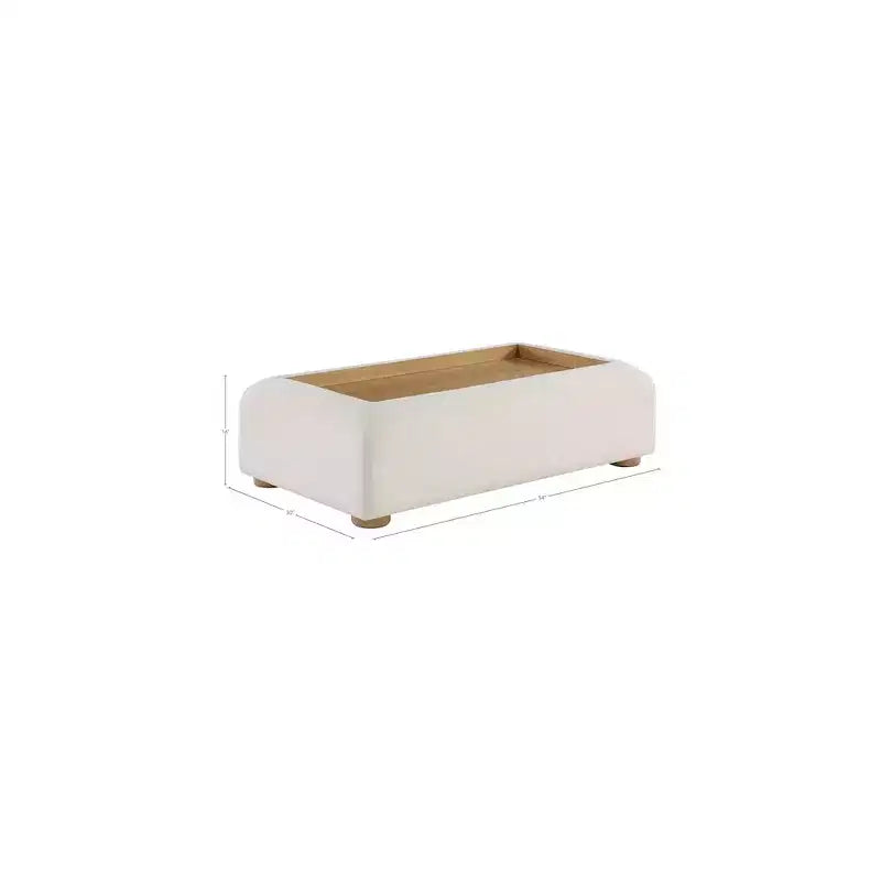 Table basse couleur crème