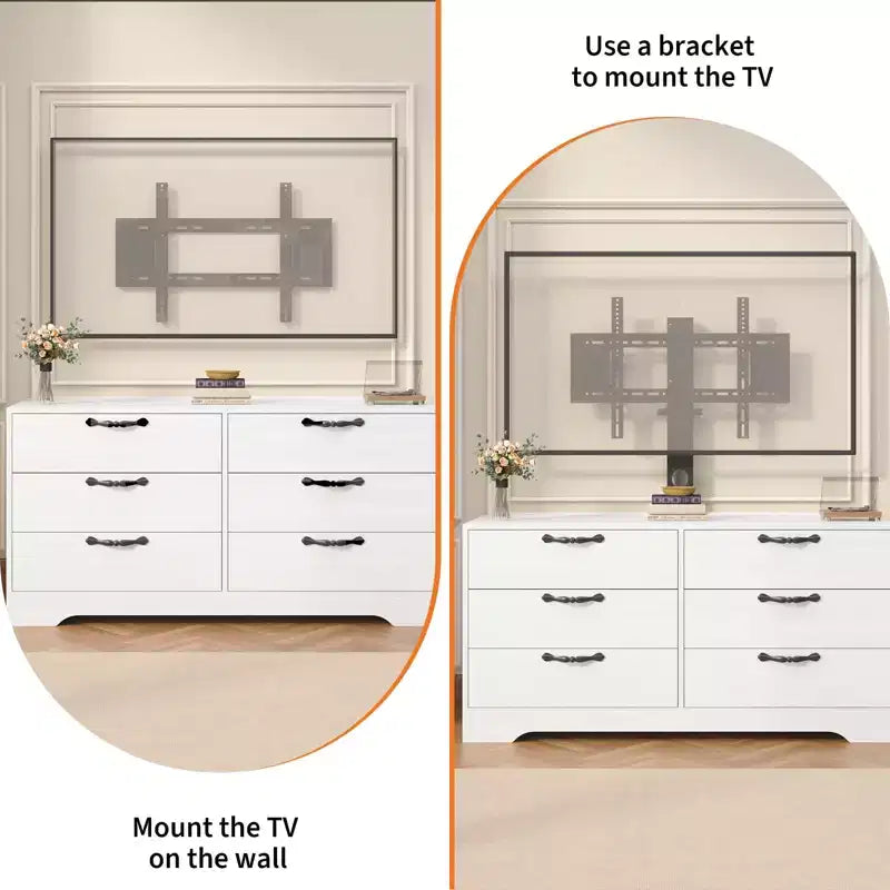 Meuble TV console en bois