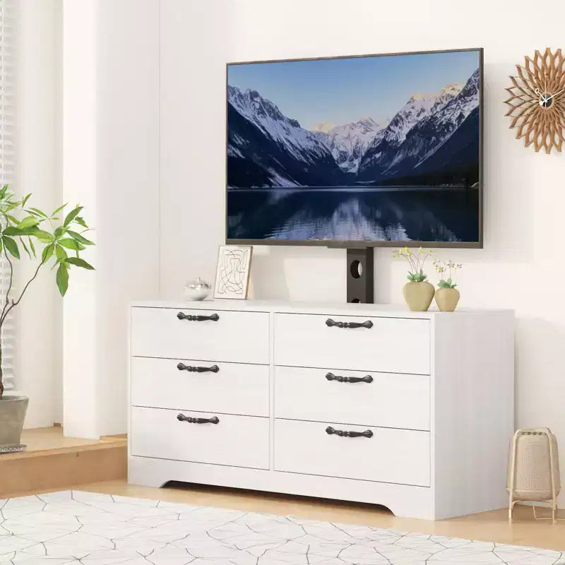 Meuble TV console en bois