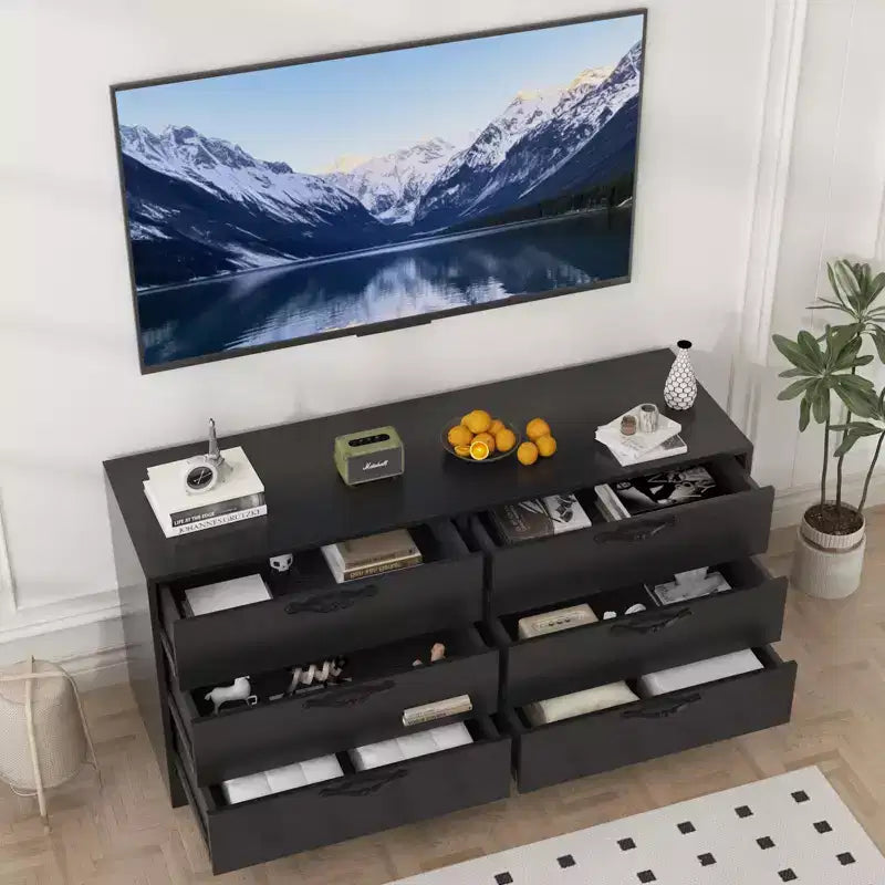 Meuble TV console en bois
