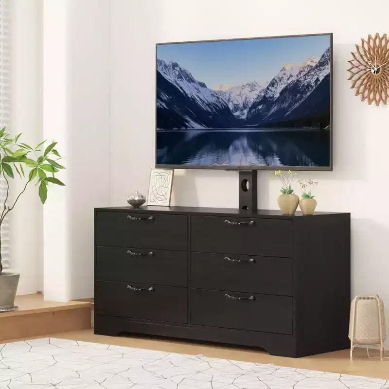 Meuble TV console en bois