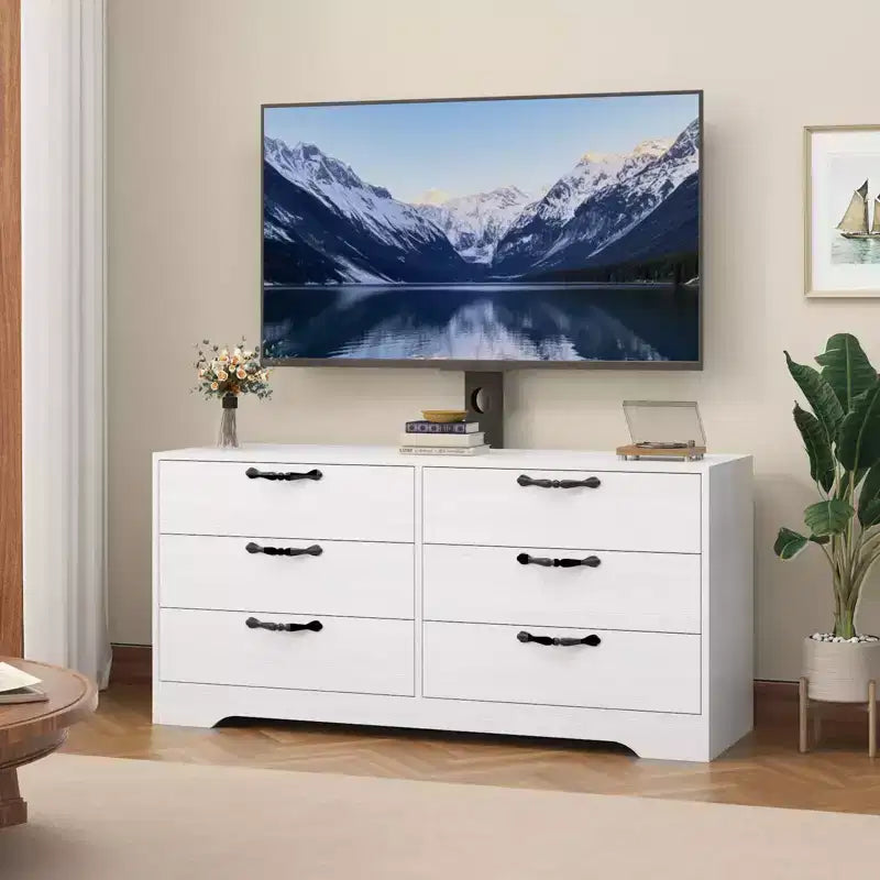 Meuble TV console en bois