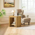 Table d'appoint en bois massif, style rustique