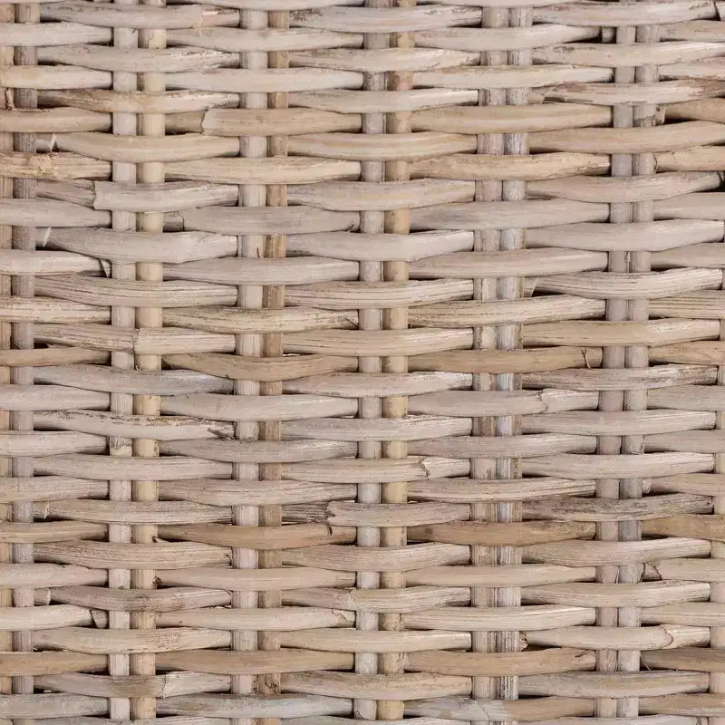 Chaises de salle à manger en rotin naturel et bois de manguier