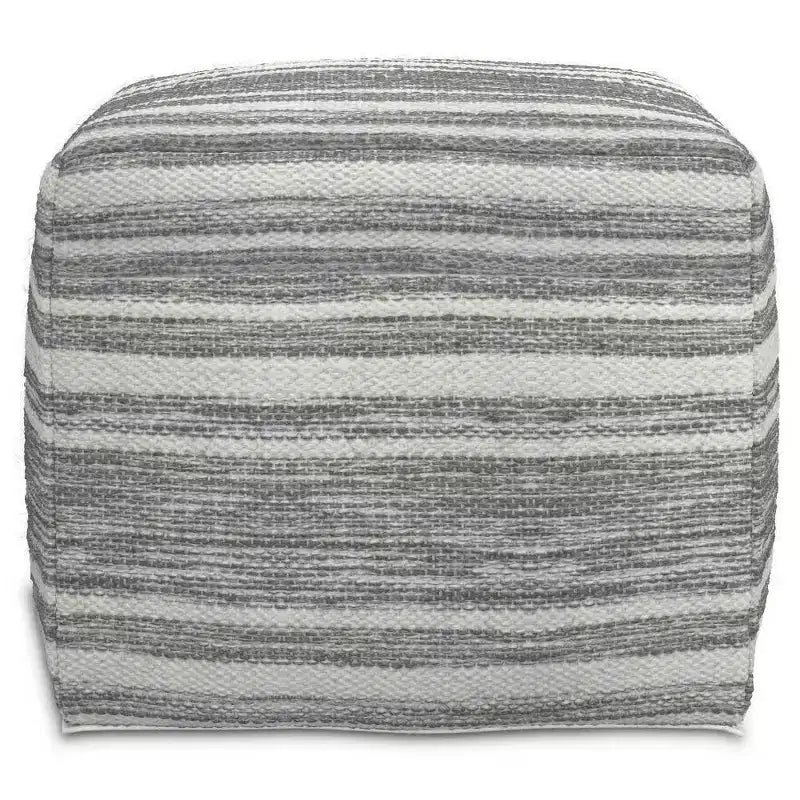 Coussin carré tissé