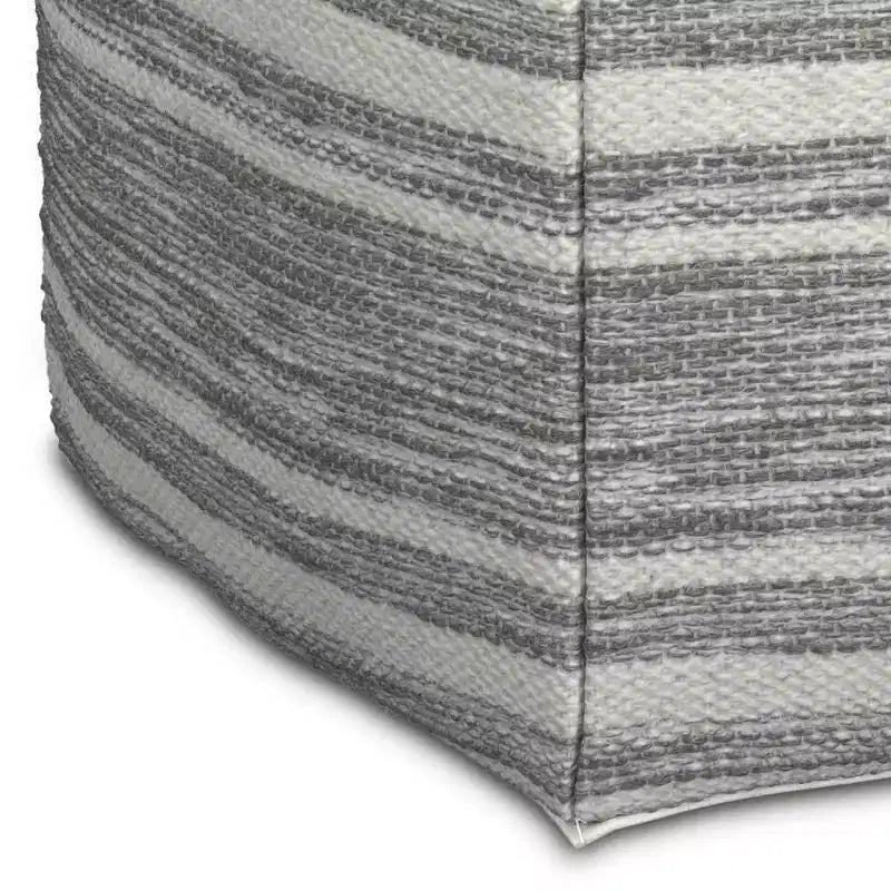 Coussin carré tissé