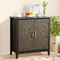 Modern Farmhouse Sideboard Buffet Cabinet with Storage with 2 Doors Accent Cabinet with Storage