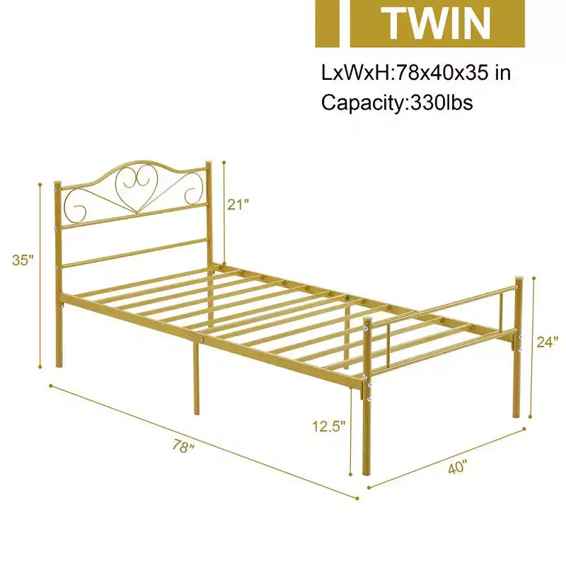 Sommier métallique pour matelas