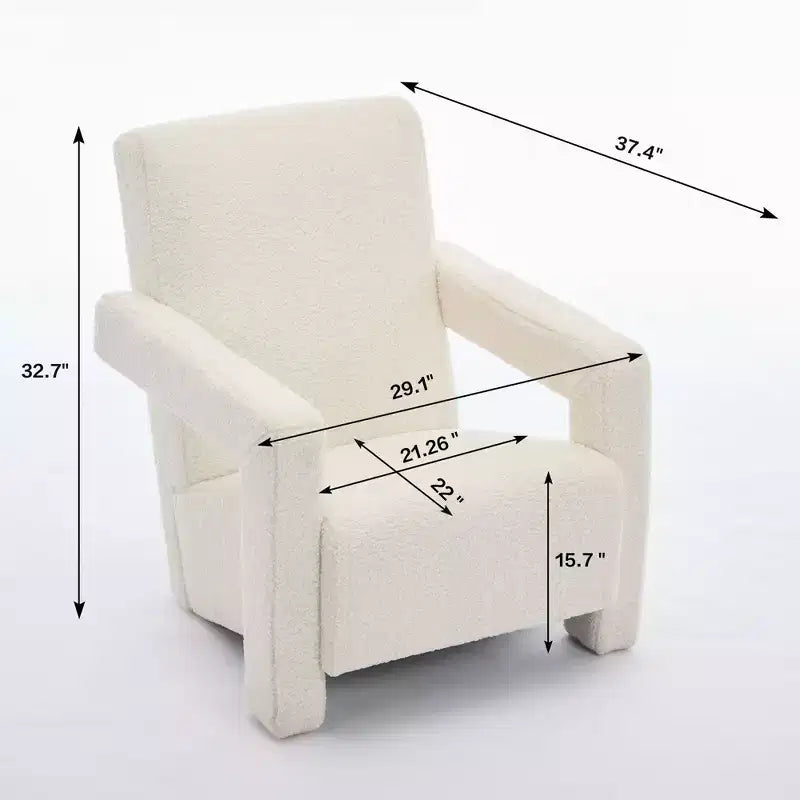 Fauteuil en cachemire