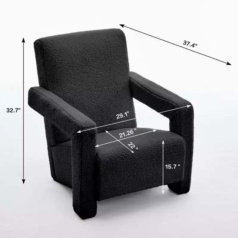 Fauteuil en cachemire