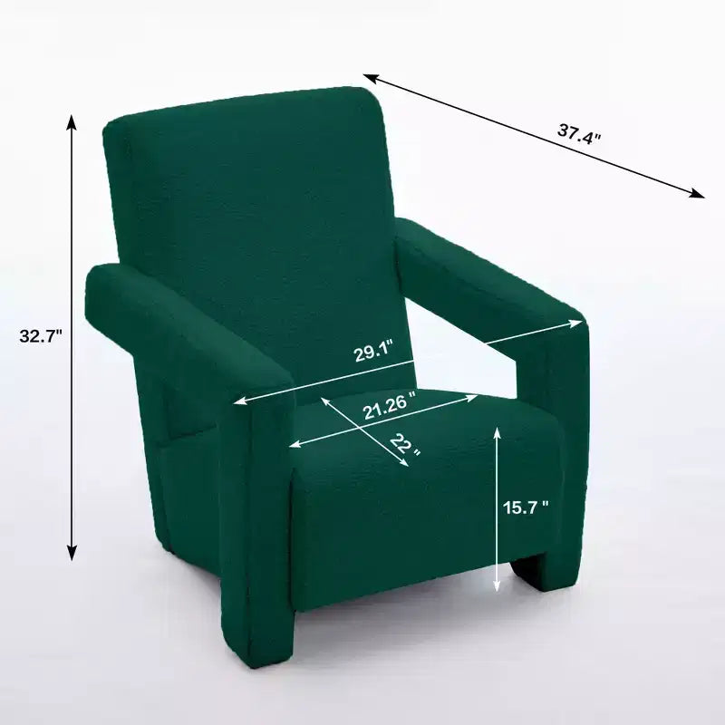 Fauteuil en cachemire