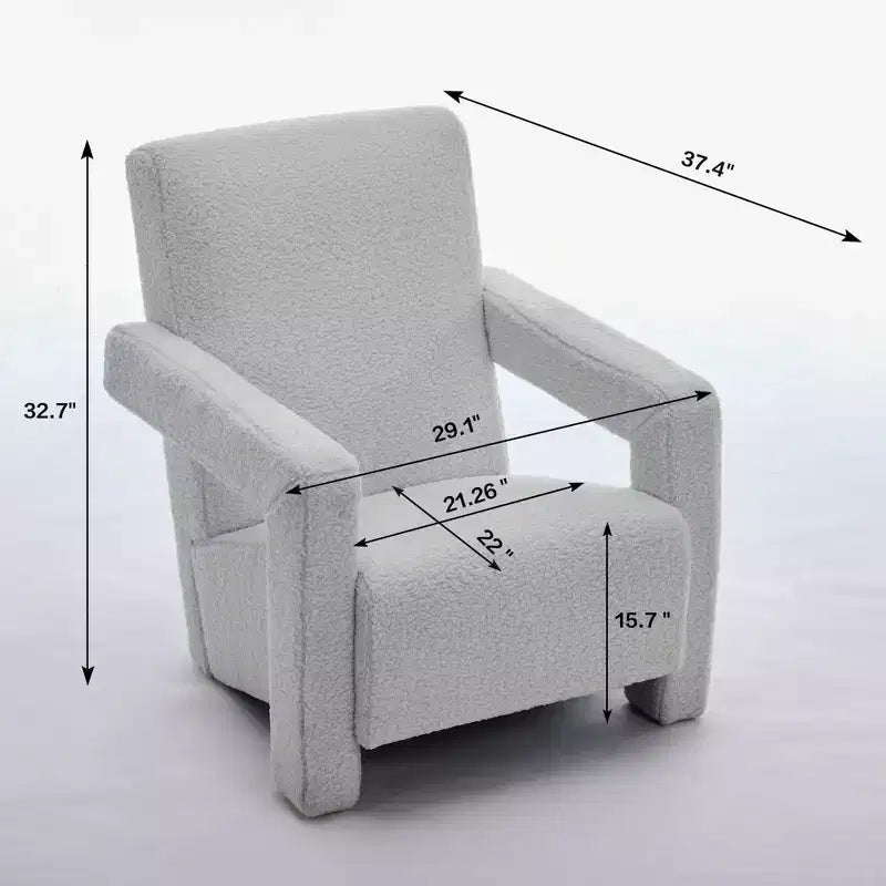 Fauteuil en cachemire