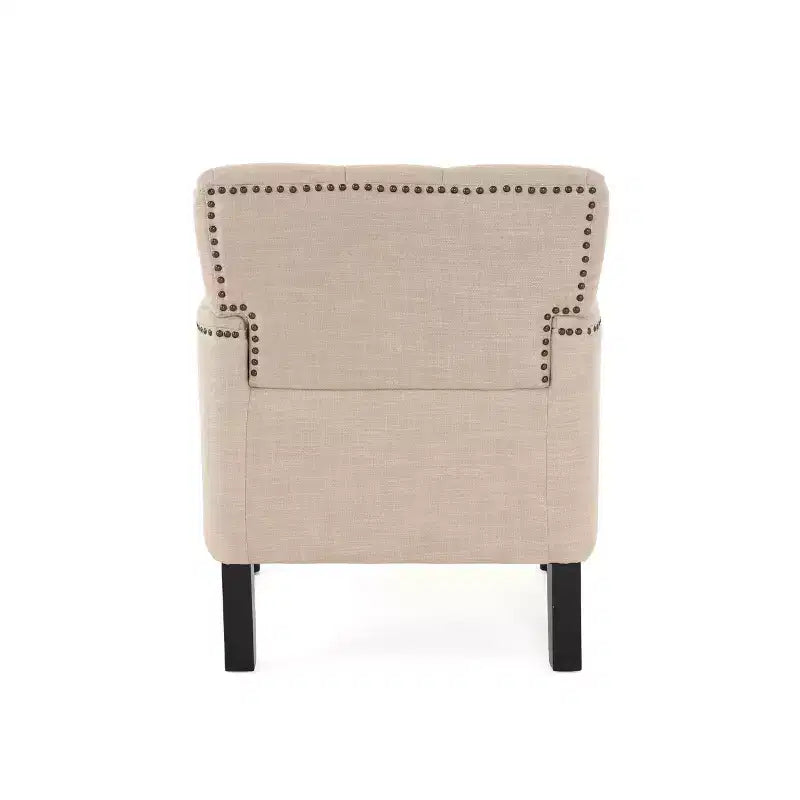 Chaise longue capitonnée