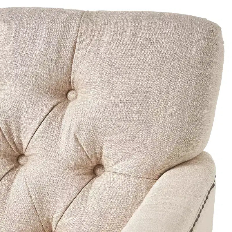 Chaise longue capitonnée