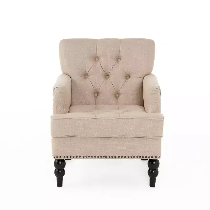 Chaise longue capitonnée