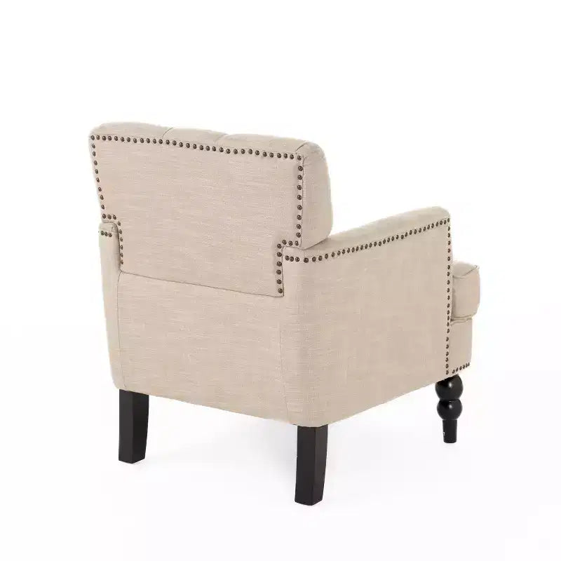 Chaise longue capitonnée
