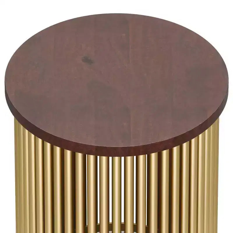 Table d'appoint en métal Carl