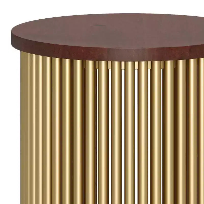 Table d'appoint en métal Carl