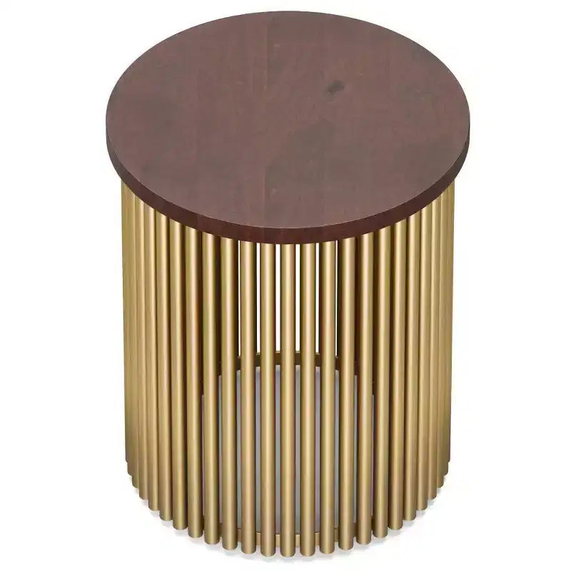 Table d'appoint en métal Carl
