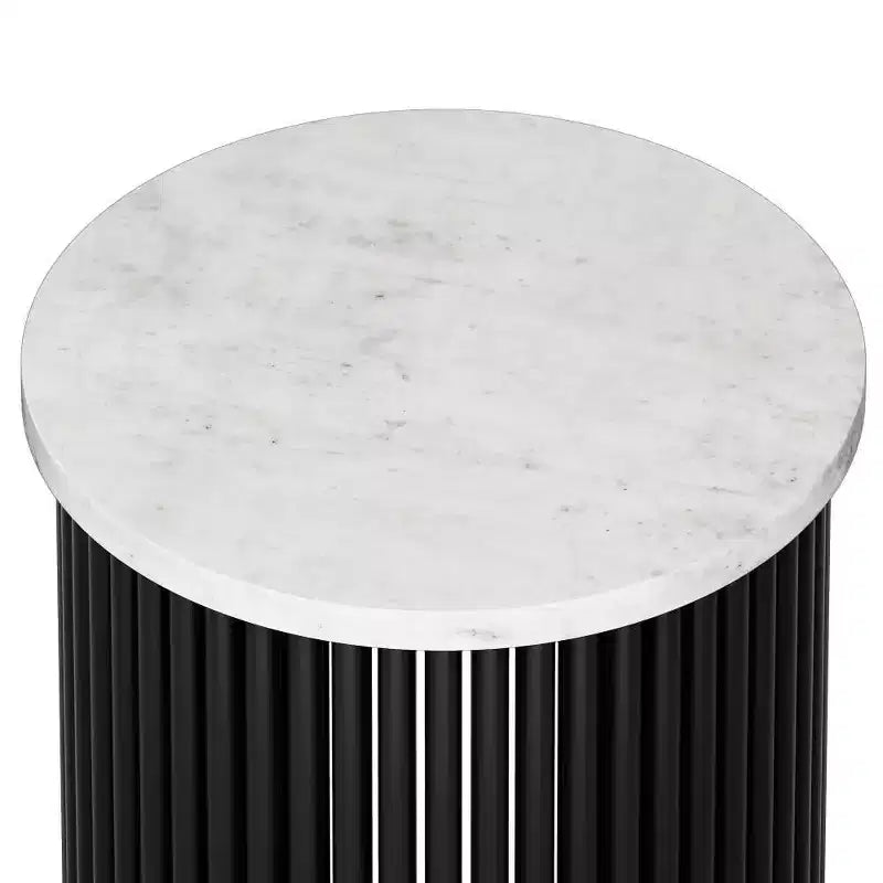 Table d'appoint en métal Carl