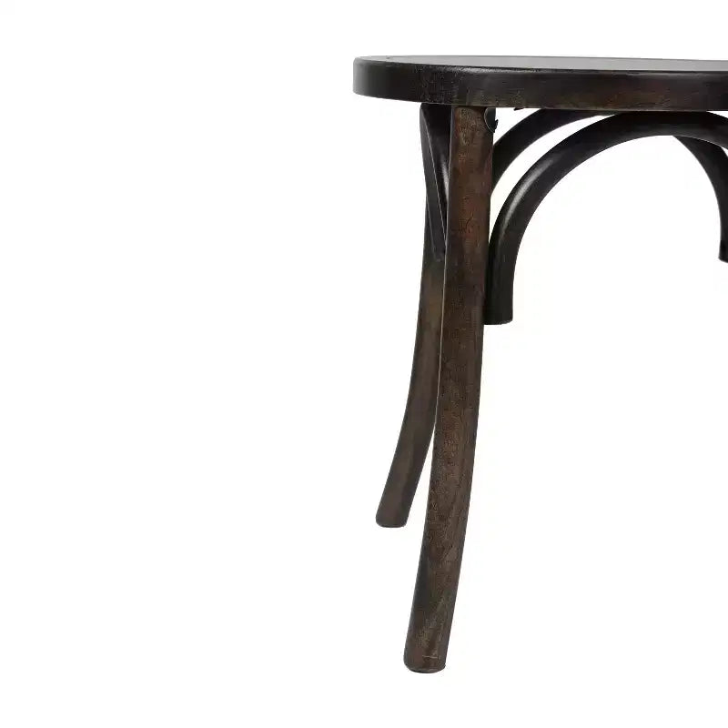 Chaises de salle à manger empilables élégantes en bois massif
