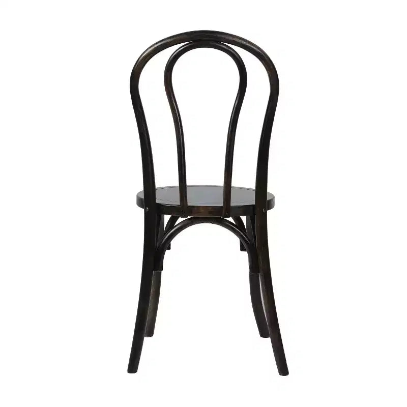Chaises de salle à manger empilables élégantes en bois massif